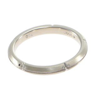 Tiffany & Co 18k White Gold  Streamerica Eternity  Band Ring Size 5